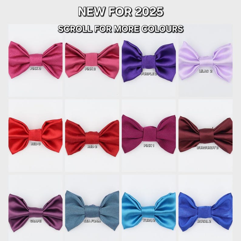 Dog Collar in Beige Satin Style Fabric with Satin Bow CHOICE of COLOURS